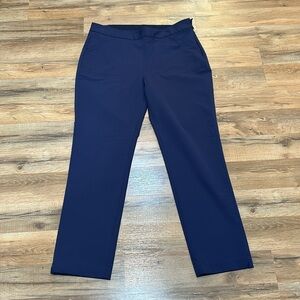 PETER MILLAR WOMENS GOLF PANTS MIDRISE BLUE Sz 12